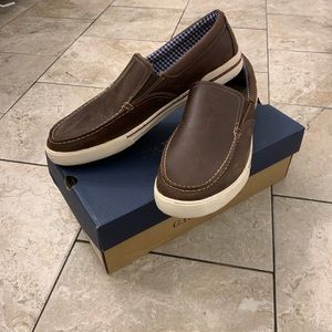 G.H. Bass & Co brown leather loafers